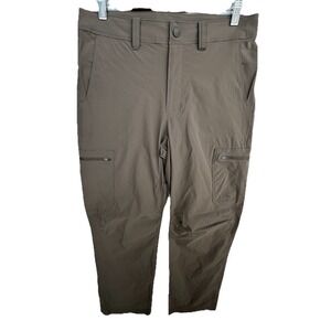 LL Bean Water Resistant Cresta Hiking Pants Mens 30x29 Brown Dark Cinder Gorpcor